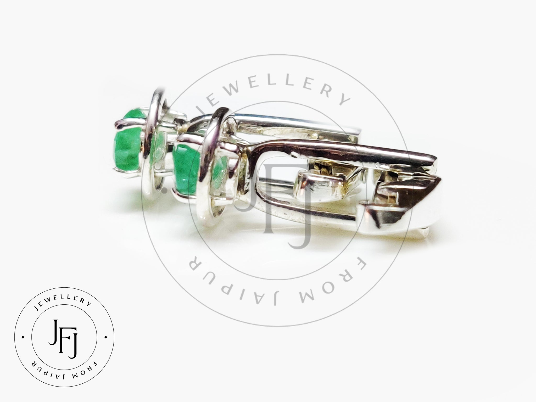 Emerald Cufflinks Sterling Silver Emerald Cufflinks Mens Cufflinsk Gemstone Cufflinks Natural Emerald Cufflinks Groomsmen Cufflinks