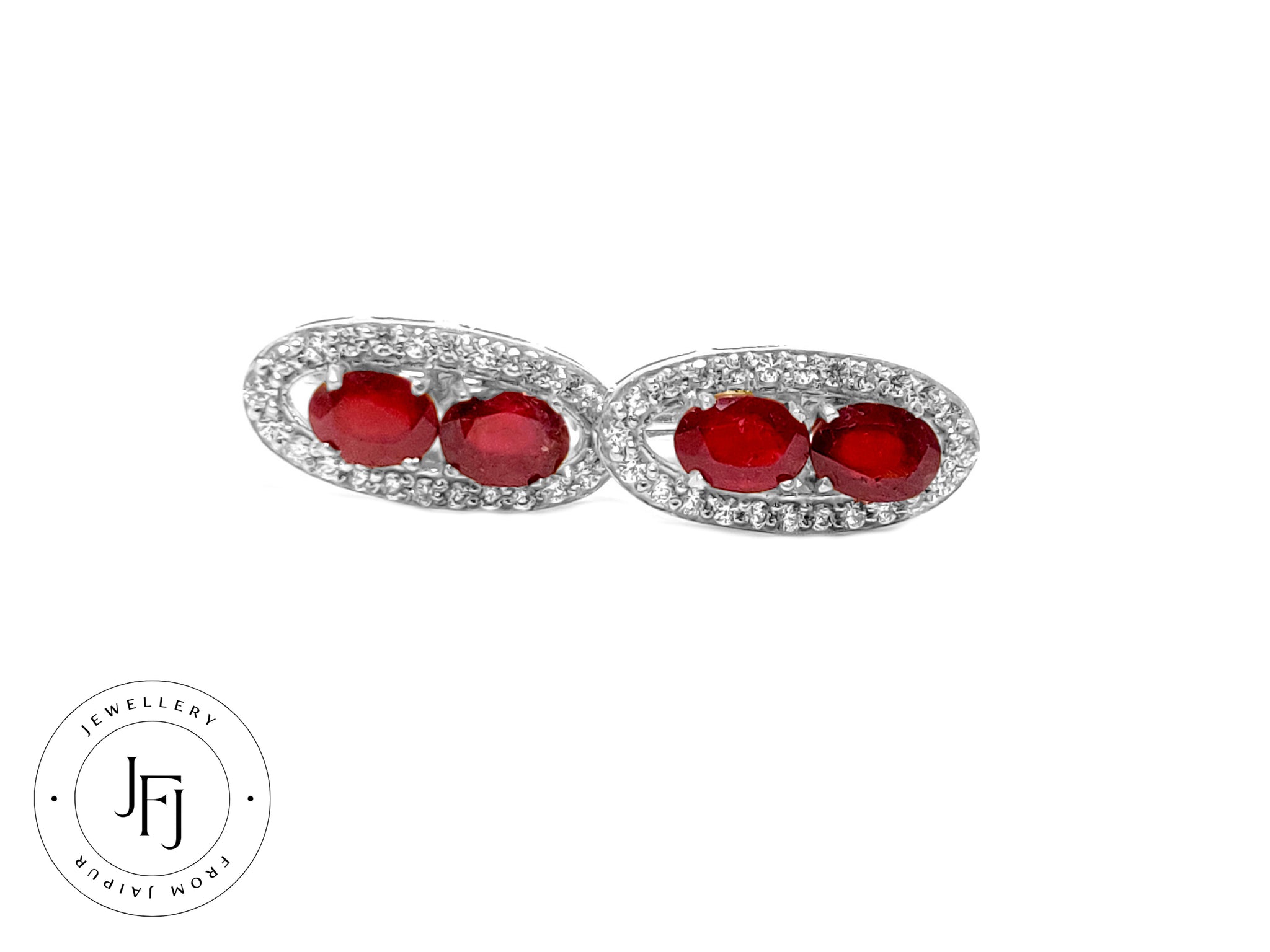 Ruby Diamond Cufflinks Natural Ruby Diamond Cufflinks Sterling Silver Groomsmen Diamond Cufflinks Ruby Diamnd Men Cufflinks Fathers Day Gift