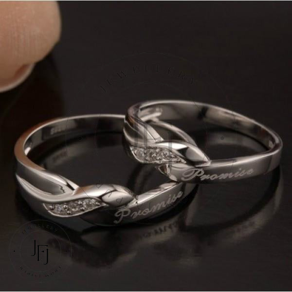 Silver Promise Ring Silver Matching Rings Valentine Promise Ring Long Distance Relationship Rings