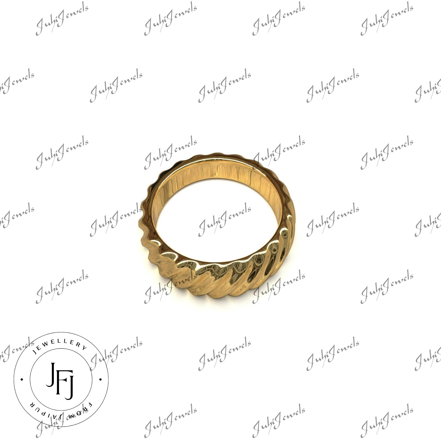 14k Gold Heavy Ring Solid Gold Wave Ring 14K Gold Wedding Band Solid 14K Gold Engagement Band Comfort Gold Band 14k Gold Wedding Ring