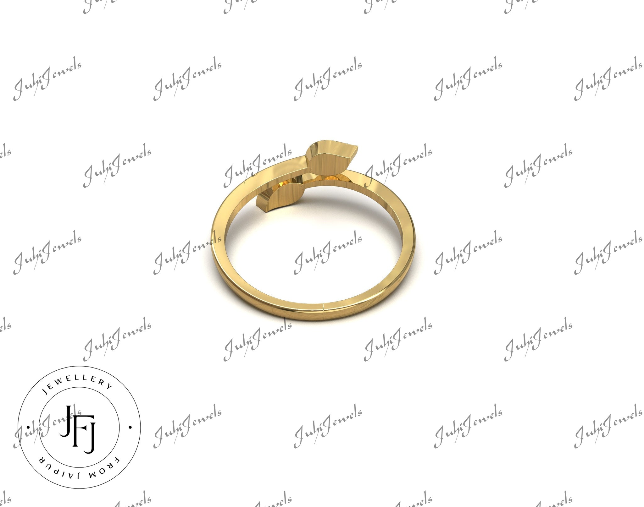 14K Gold Leaf Stacking Ring Solid Gold Leaf Ring Gold Stacking Ring Minimalist Ring Leaf ring Anniversary Gift Mothers Day Gift