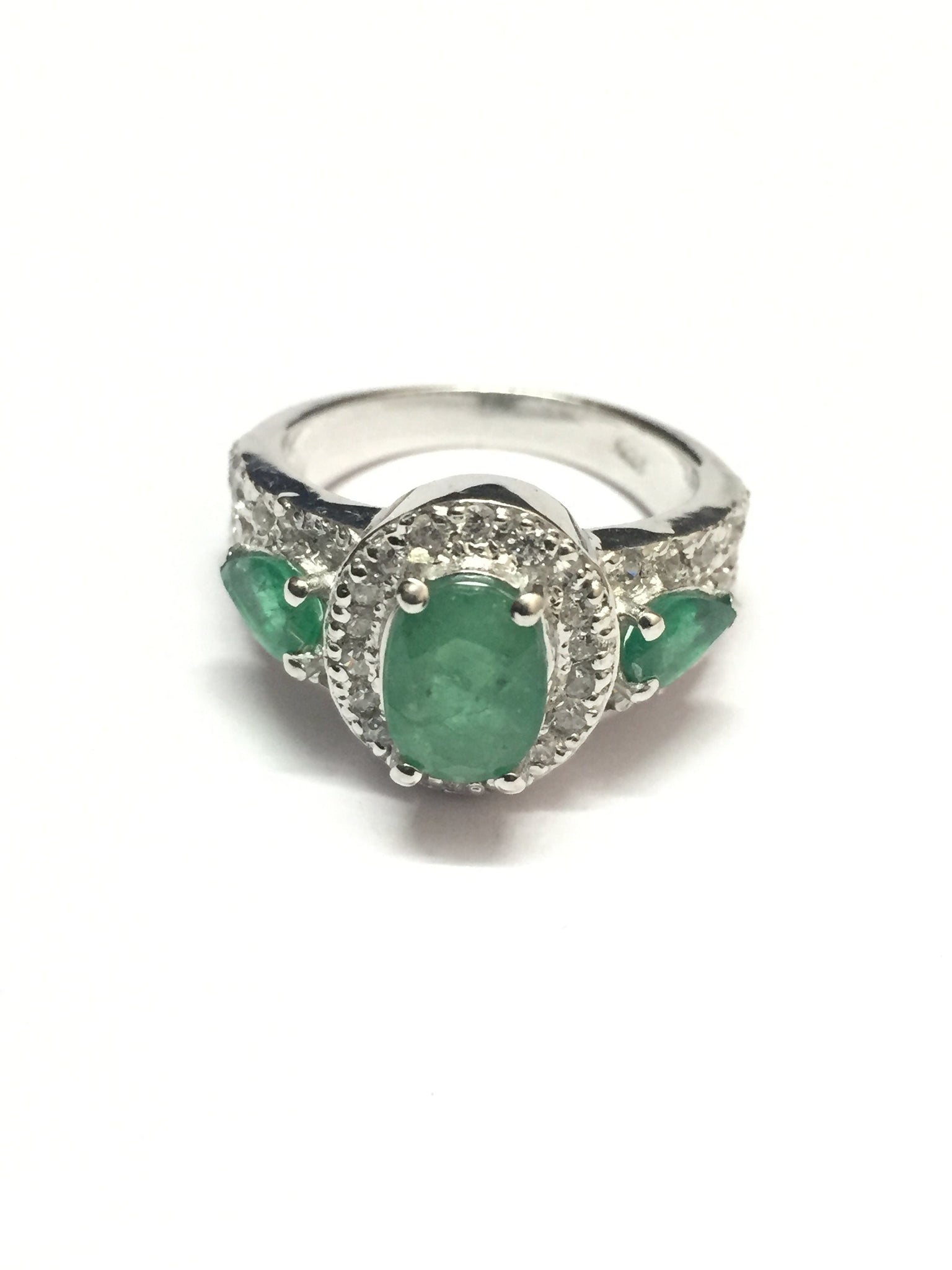 Natural Emerald Ring Emerald Vintage Ring Emerald Ring Men Emerald Ring 925 Sterling Silver Emerald Ring Vintage Green Emerald Ring