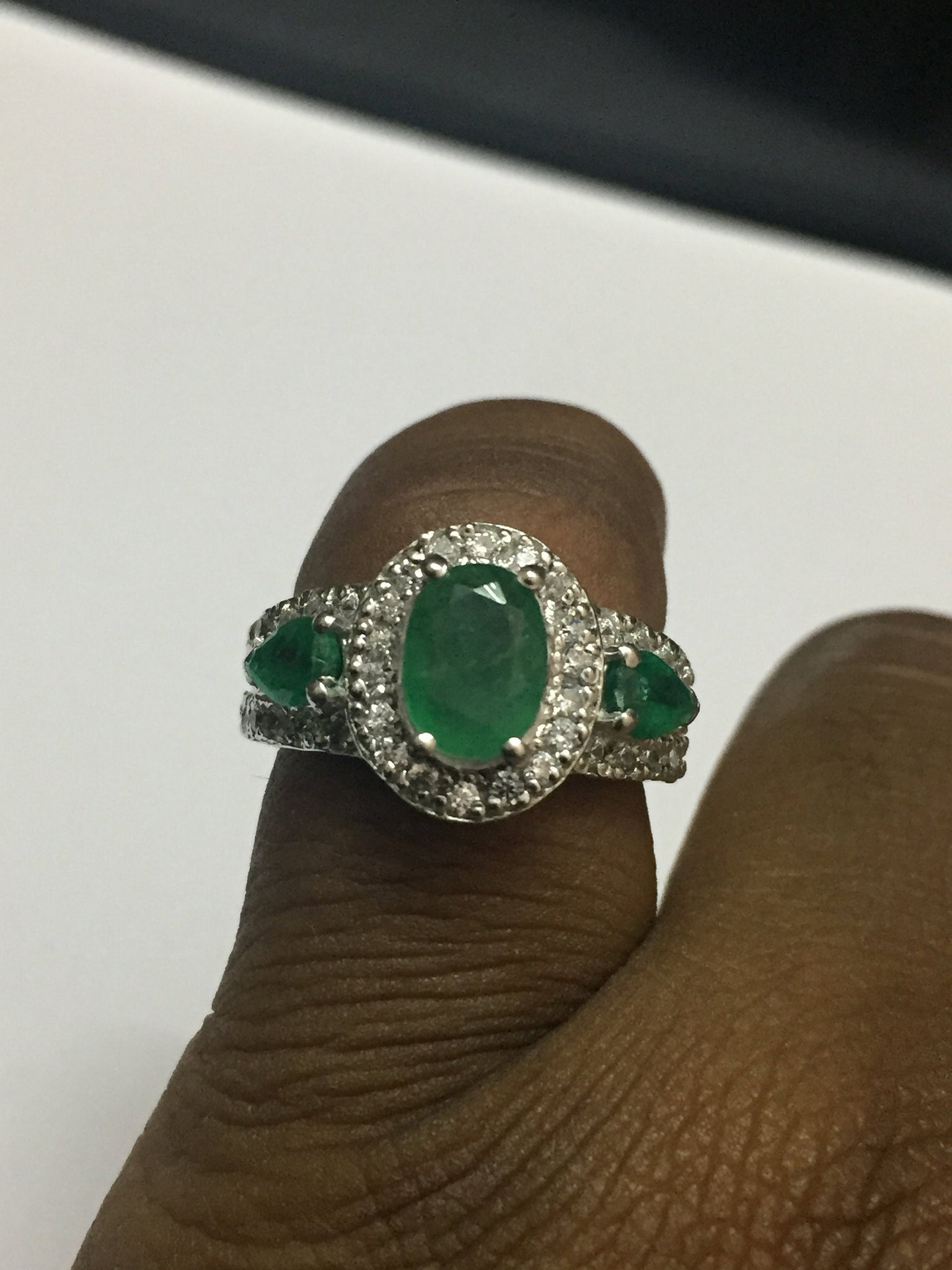 Natural Emerald Ring Emerald Vintage Ring Emerald Ring Men Emerald Ring 925 Sterling Silver Emerald Ring Vintage Green Emerald Ring