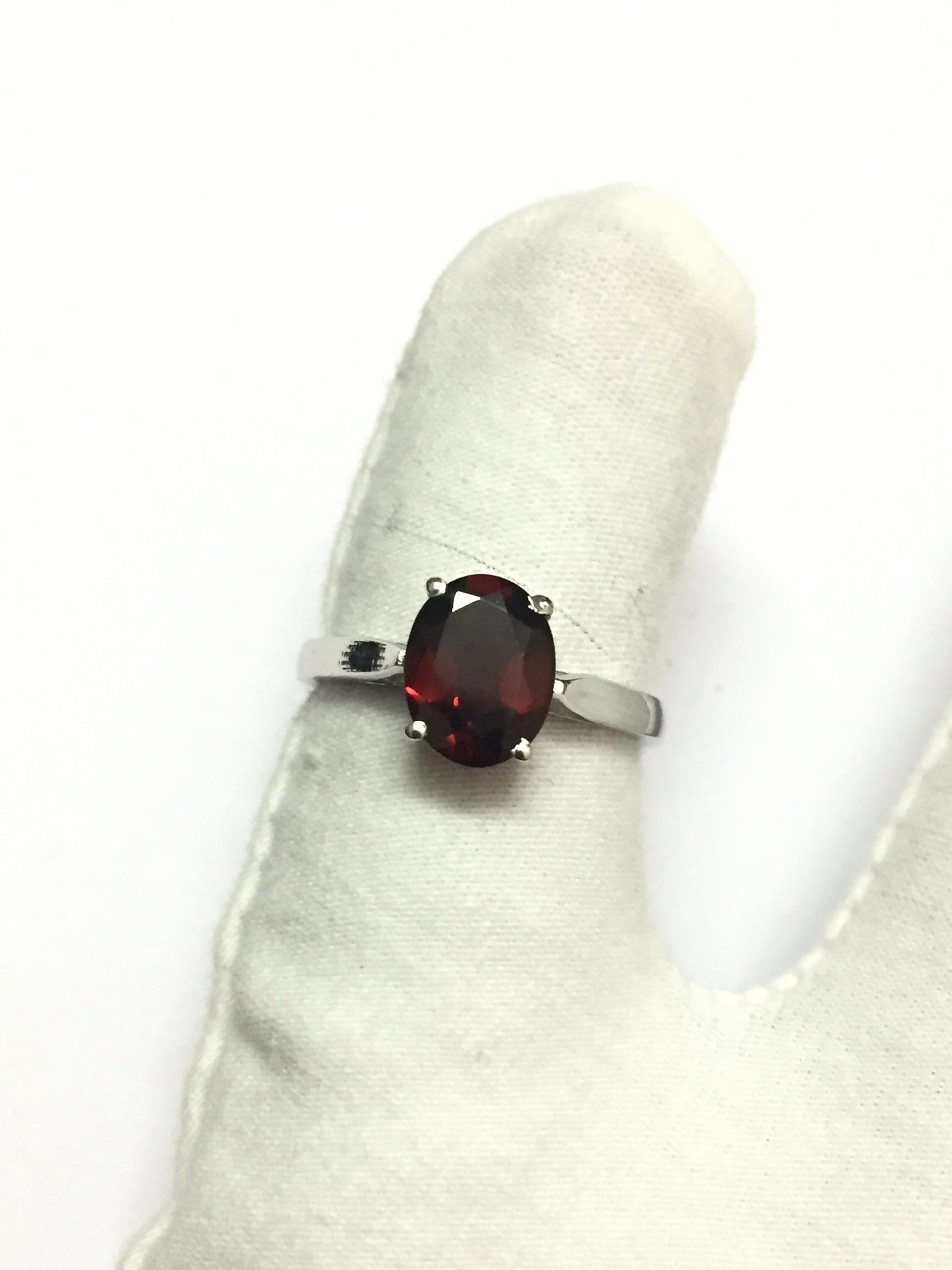 Sterling Silver Garnet Ring 5x7 mm 6x8 mm 7x9 mm , 8x10 mm Oval Ring Natural Garnet Ring Red Garnet Ring January Ring Red Stone Ring