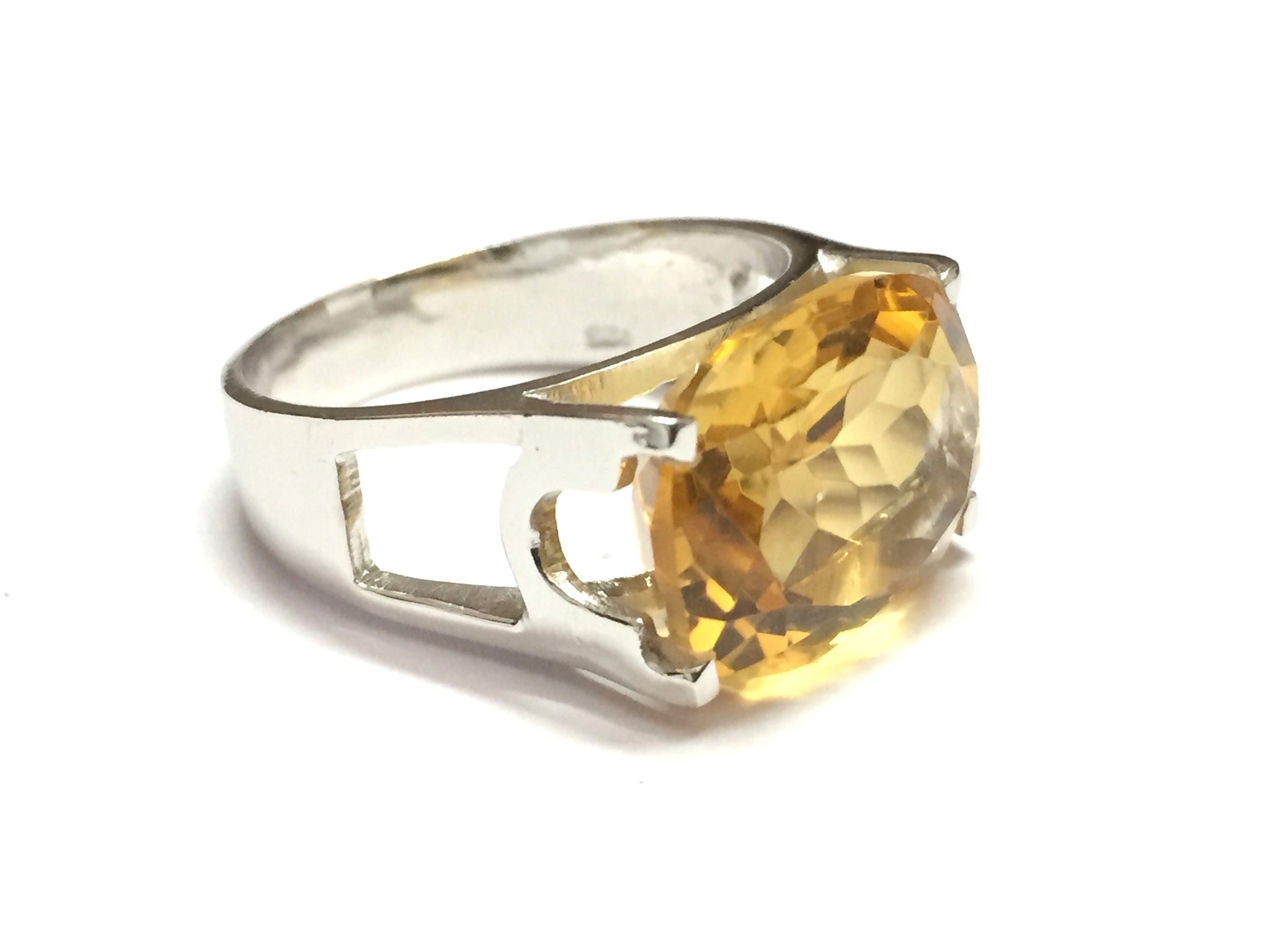 Beautiful Citrine Ring 925 Sterling Silver, Citrine Men Ring, Natural Citrine Ring For Men, Citrine Anniversary Ring, November Birthstone