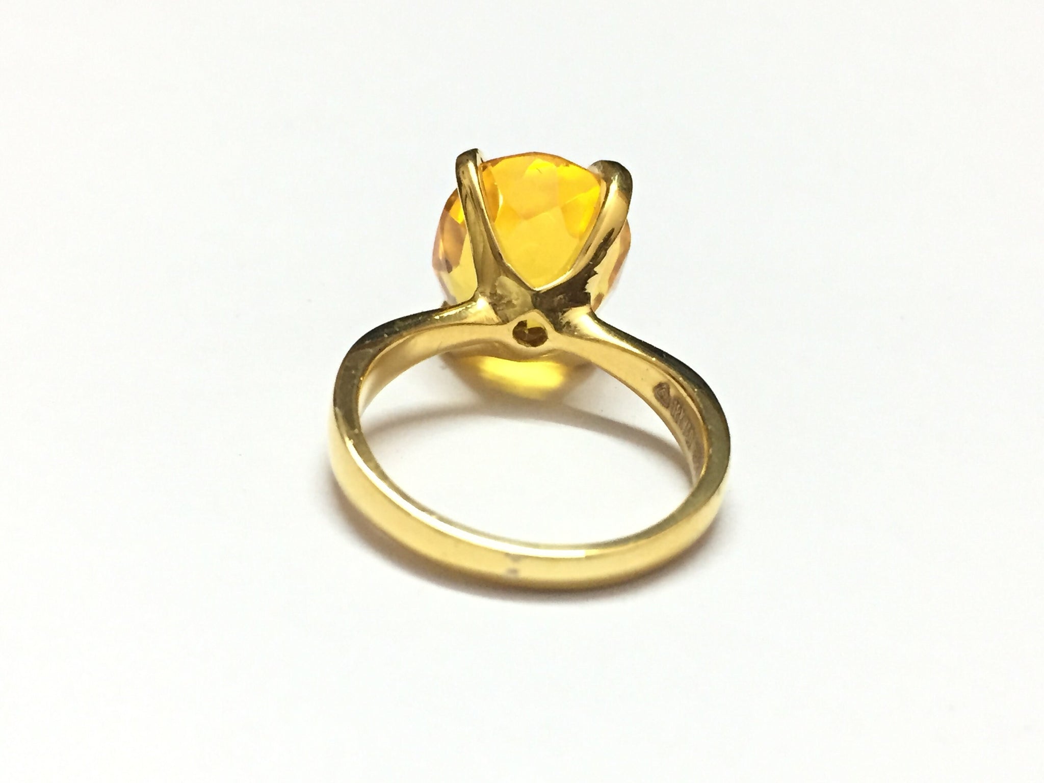 Gold Citrine Ring 14K Yellow Gold Citrine Ring High Quality Citrine Ring Yellow Gold Ring 14K Gold Citrine Ring