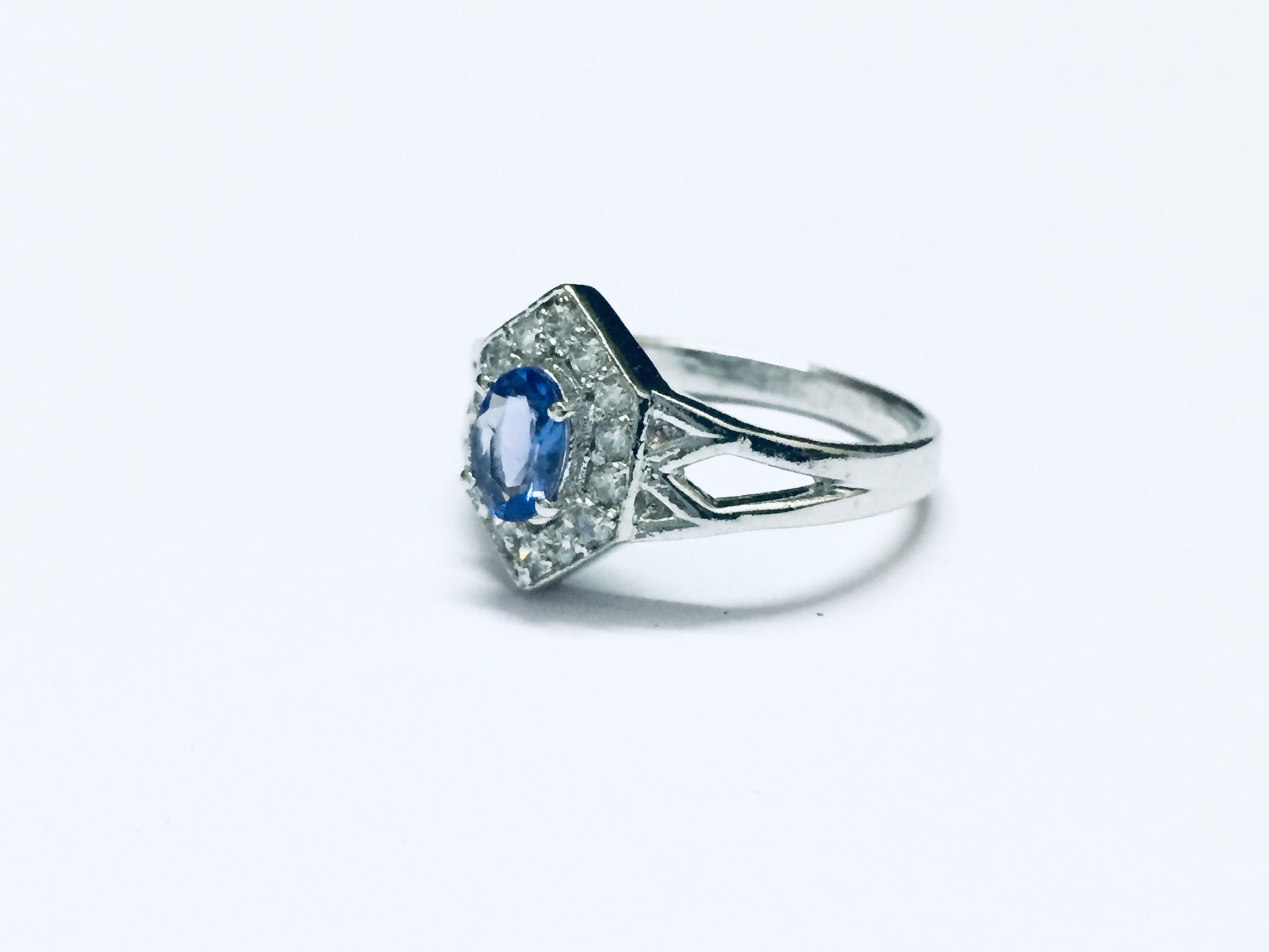 Blue Topaz 4x6 mm Oval Ring Sterling Silver Blue Topaz Ring Gemstone Ring Topaz Promise Ring December Birthstone