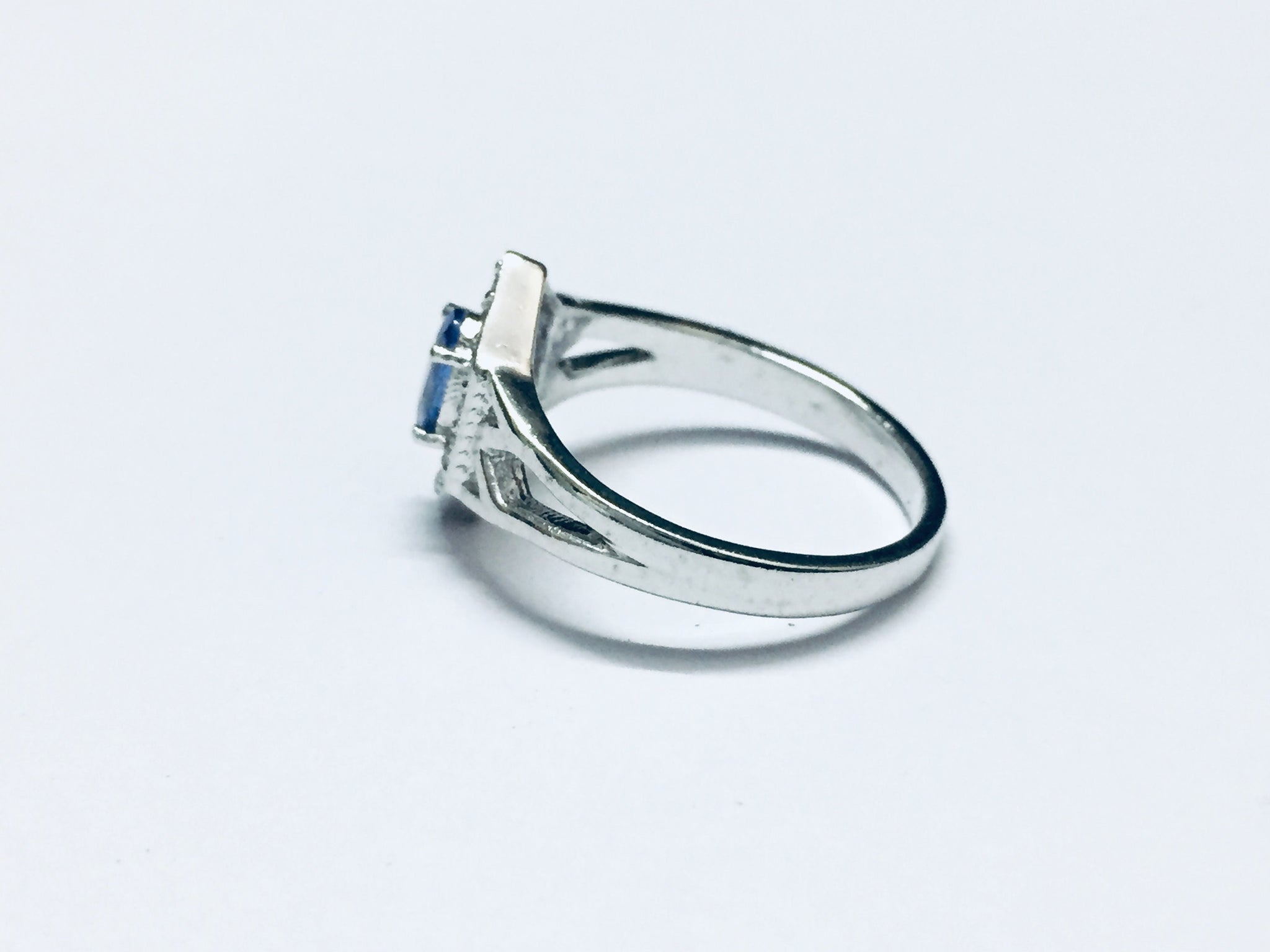 Blue Topaz 4x6 mm Oval Ring Sterling Silver Blue Topaz Ring Gemstone Ring Topaz Promise Ring December Birthstone