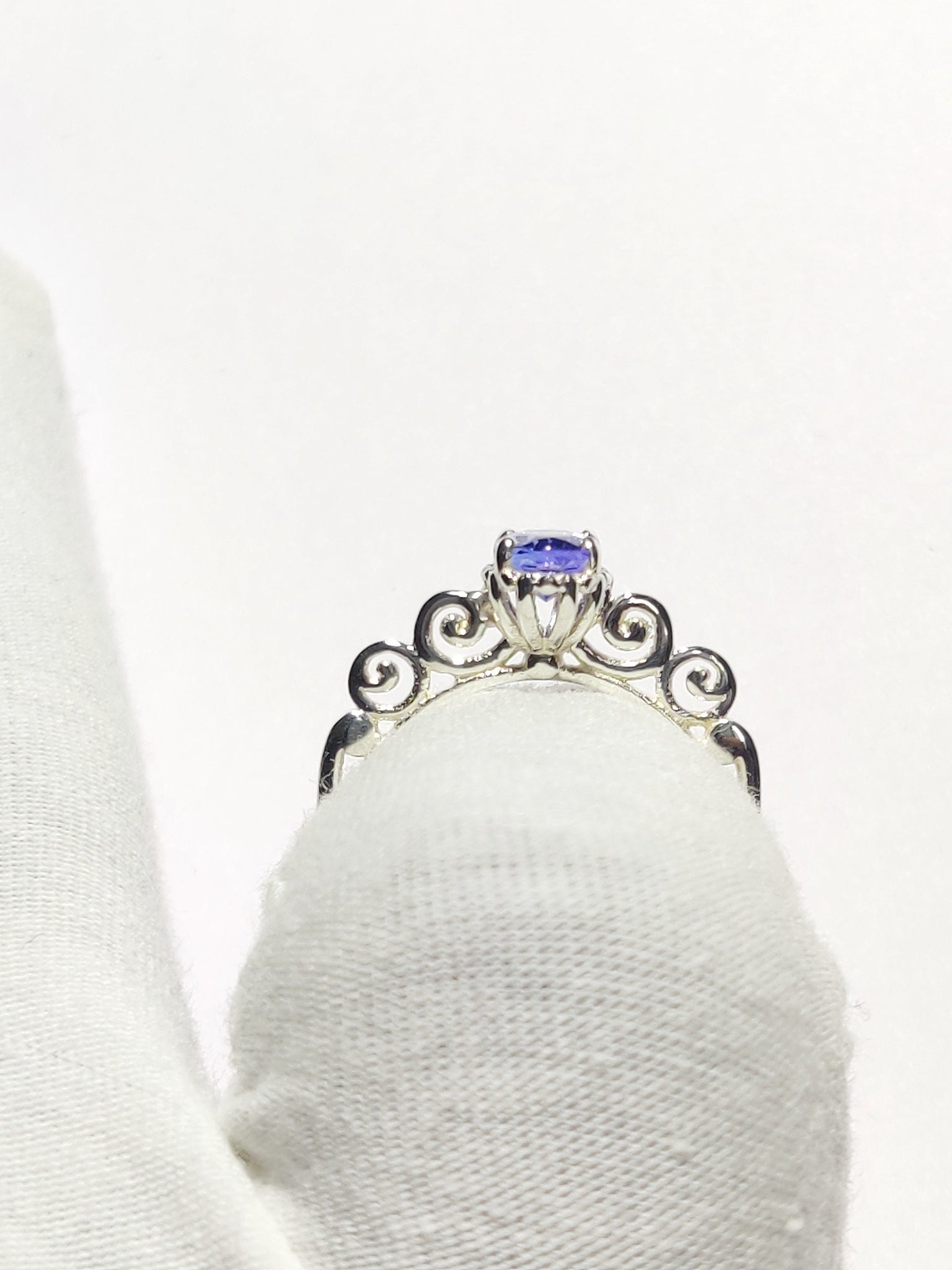 Natural Tanzanite Ring 1 Ct Tanzanite Real Tanzanite Ring Engagement Ring December Birthstone Tanzanite Jewelry Tanzanite Silver Ring