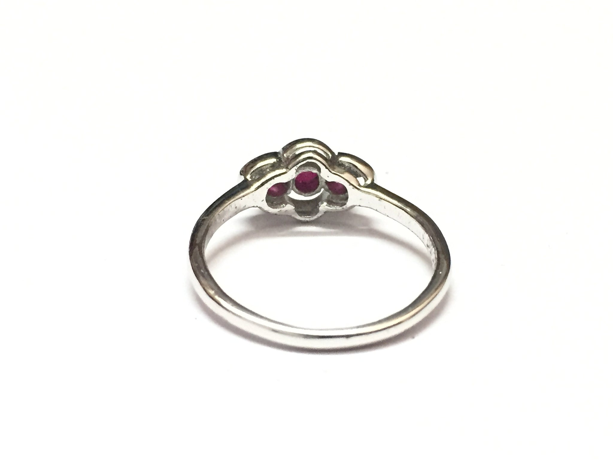 Natural Ruby Ring 0.40 Ct High Quality Ruby Ring July Birthstone Ring 925 Sterling Silver Ruby Ring
