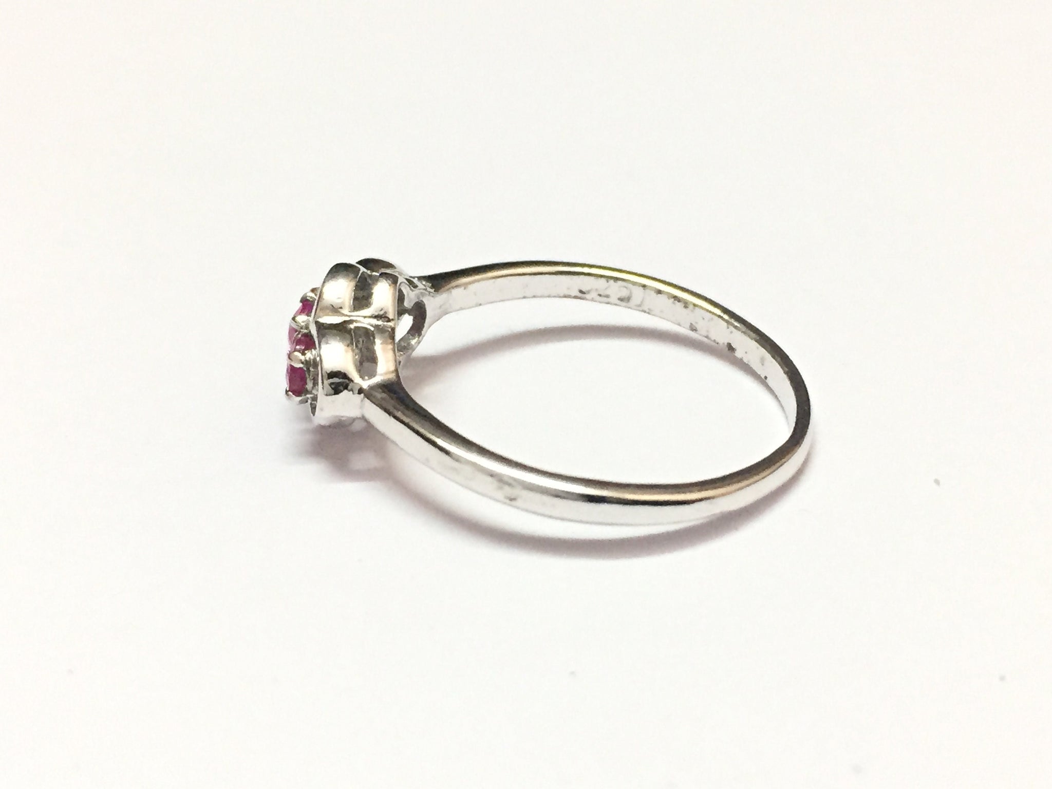 Natural Ruby Ring 0.40 Ct High Quality Ruby Ring July Birthstone Ring 925 Sterling Silver Ruby Ring
