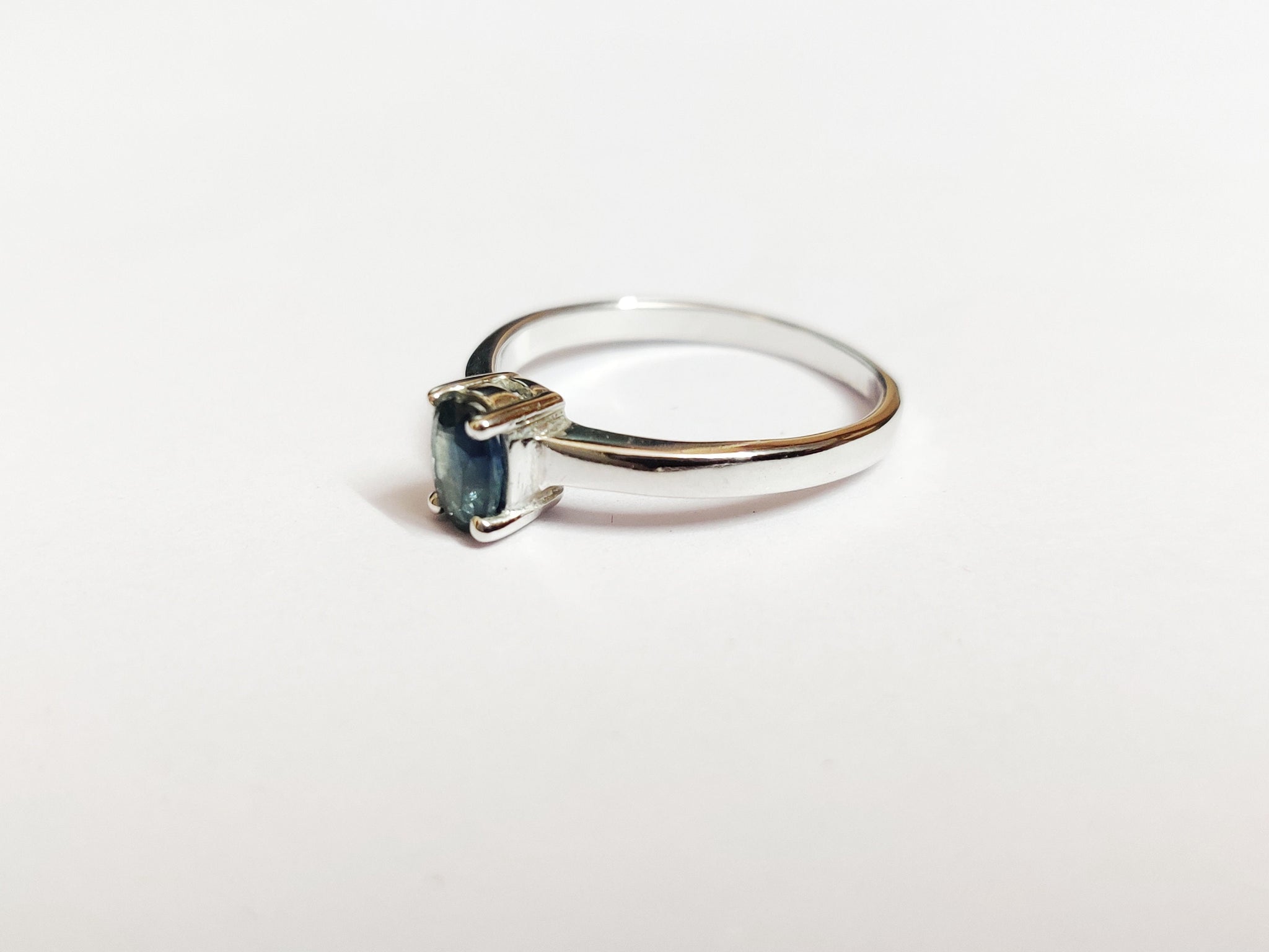 Tiny Blue Sapphire Ring High Quality Blue Sapphire Ring 925 Sterling Silver Blue Sapphire Ring