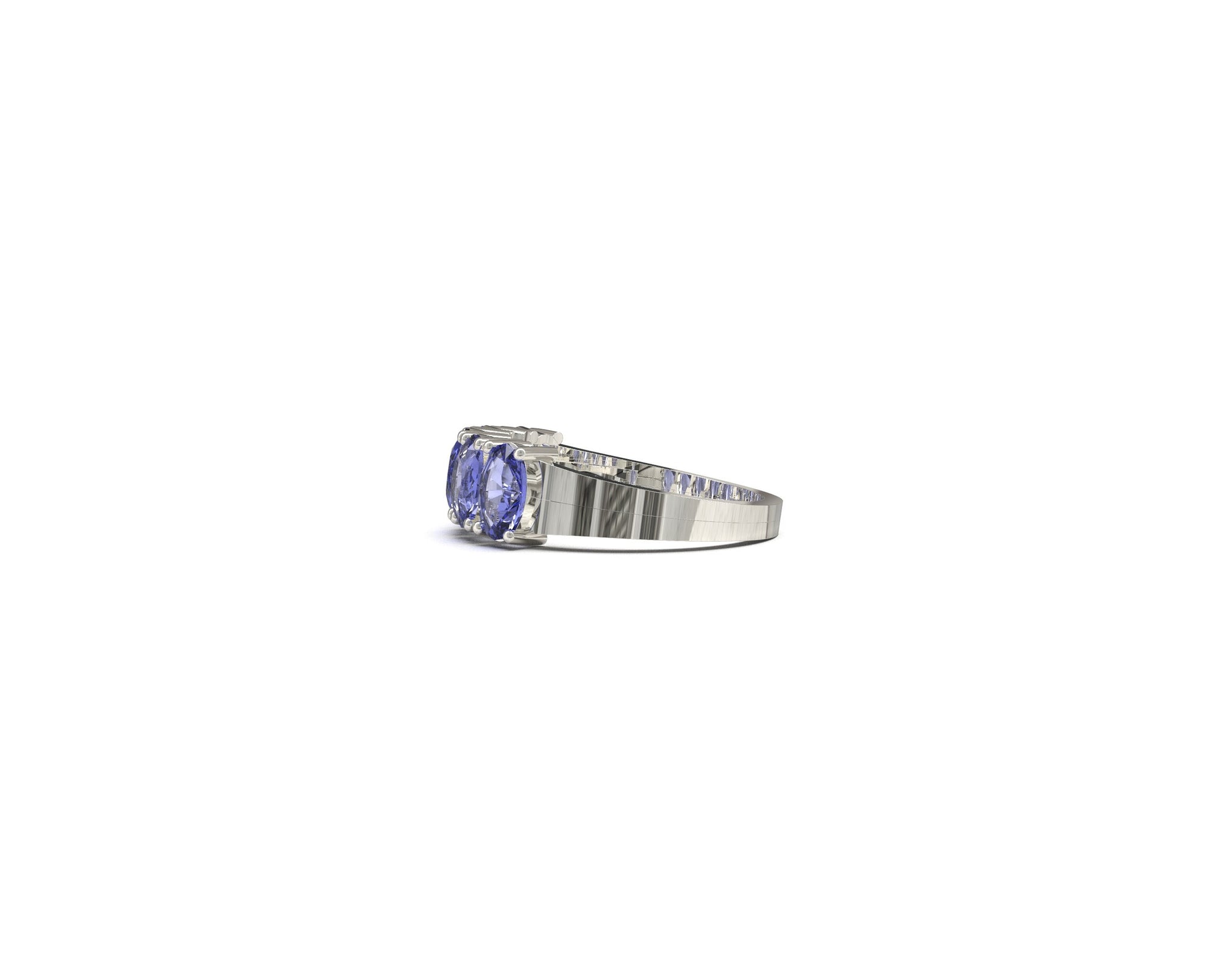 Silver Tanzanite Ring High Quality Tanzanite Ring Tanzanite Engagement Ring Tanzanite Wedding Ring 925 Sterling Silver Tanzanite Ring