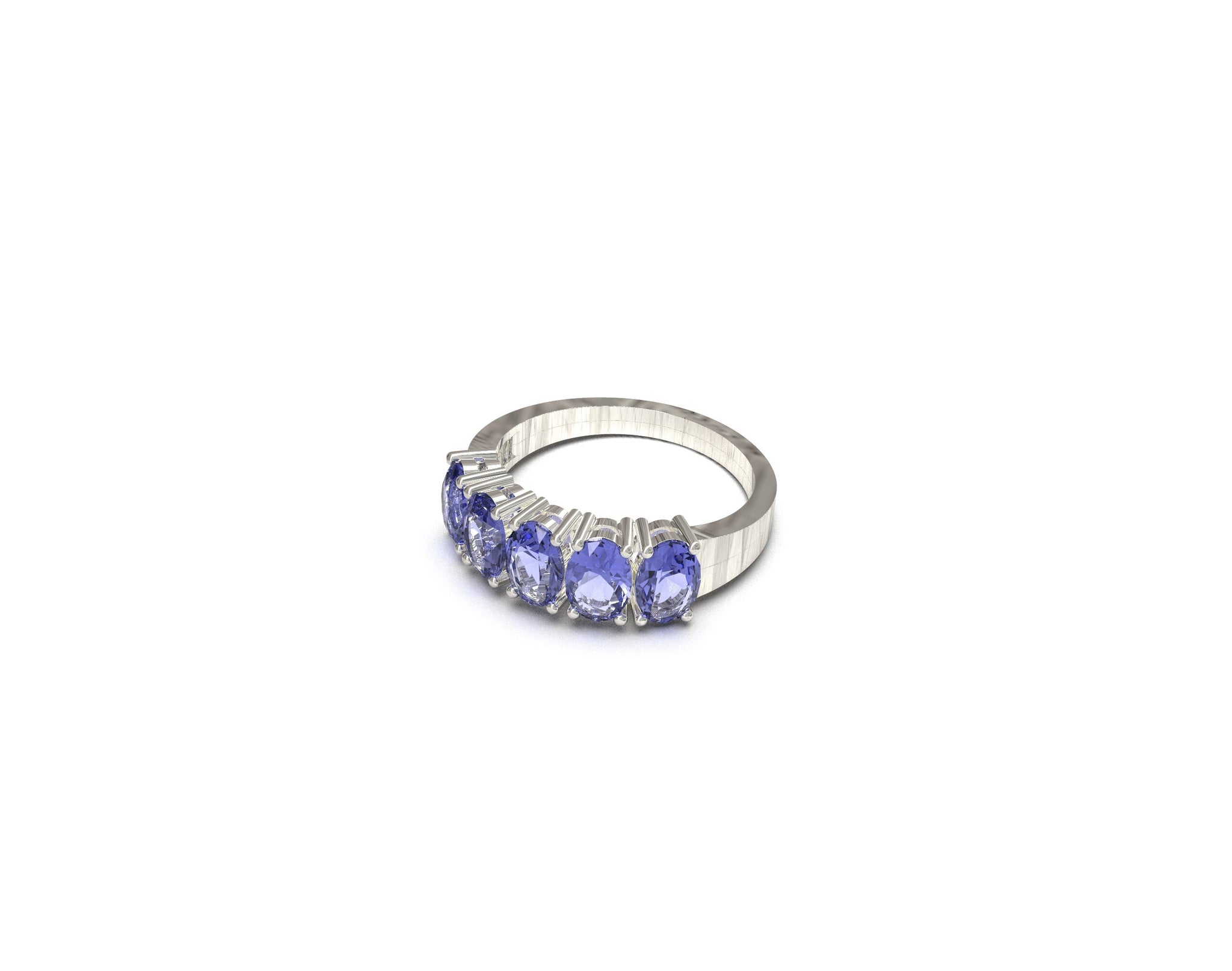 Silver Tanzanite Ring High Quality Tanzanite Ring Tanzanite Engagement Ring Tanzanite Wedding Ring 925 Sterling Silver Tanzanite Ring