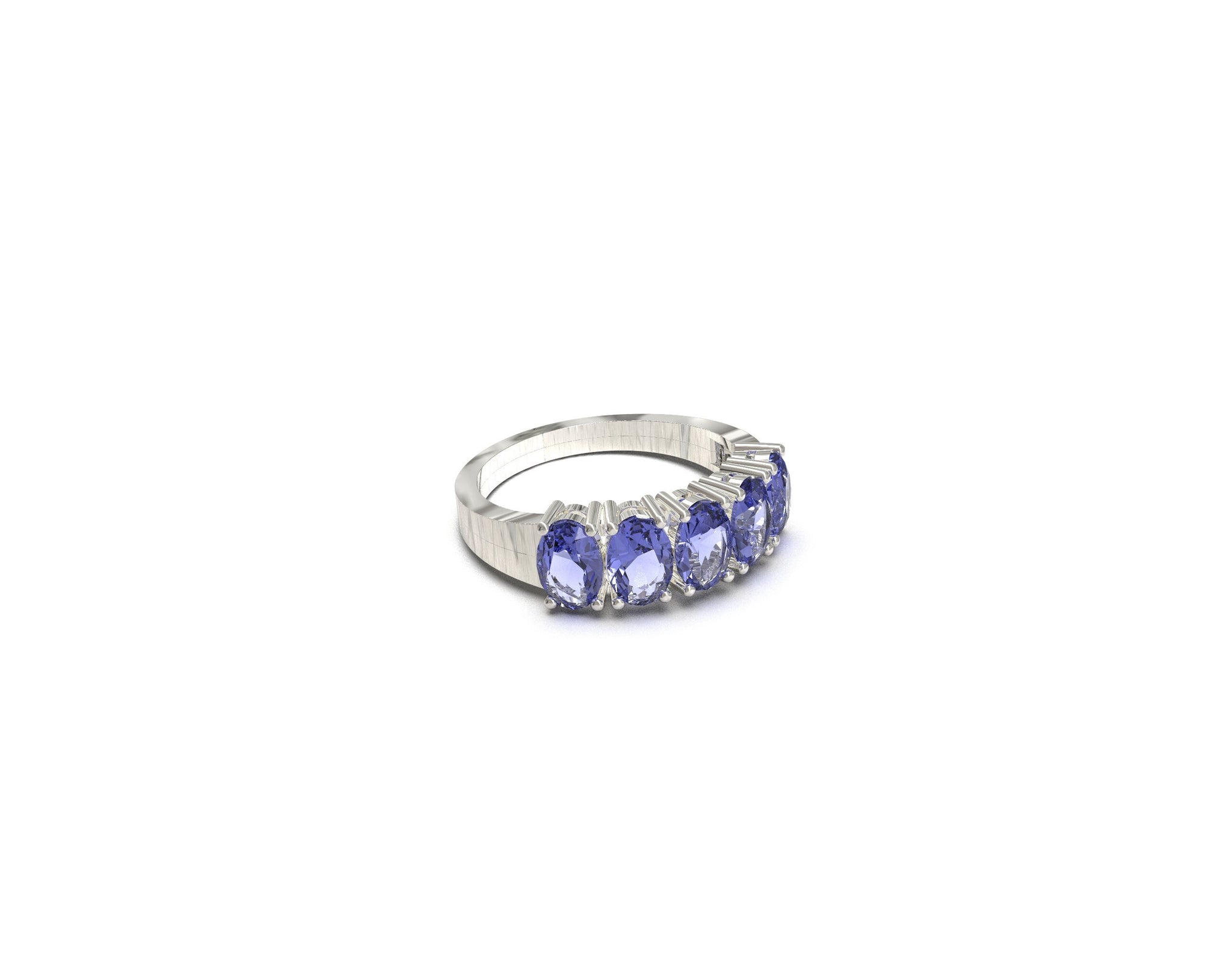 Silver Tanzanite Ring High Quality Tanzanite Ring Tanzanite Engagement Ring Tanzanite Wedding Ring 925 Sterling Silver Tanzanite Ring