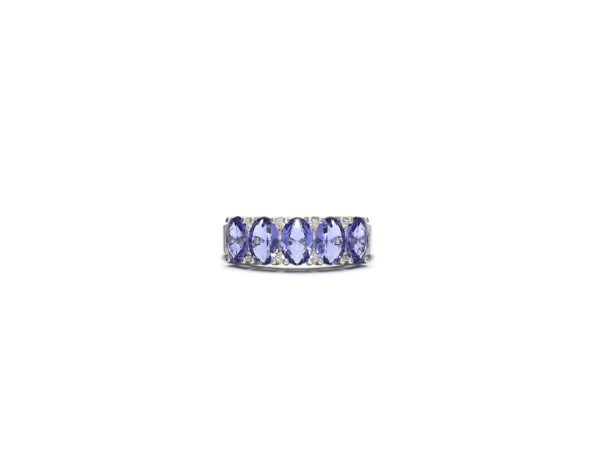Silver Tanzanite Ring High Quality Tanzanite Ring Tanzanite Engagement Ring Tanzanite Wedding Ring 925 Sterling Silver Tanzanite Ring