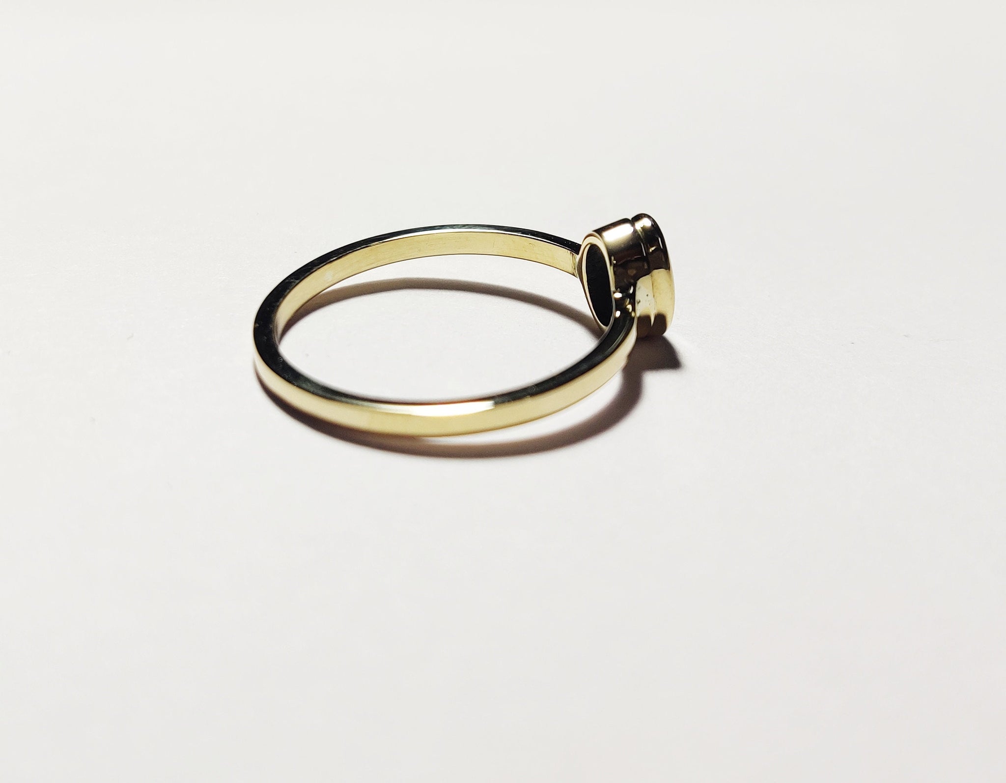 14K Yellow Gold Sapphire Ring Natural Blue Sapphire Ring Men Sapphire Gold Ring 14K Gold Mens Unique Ring Sapphire in Gold Ring