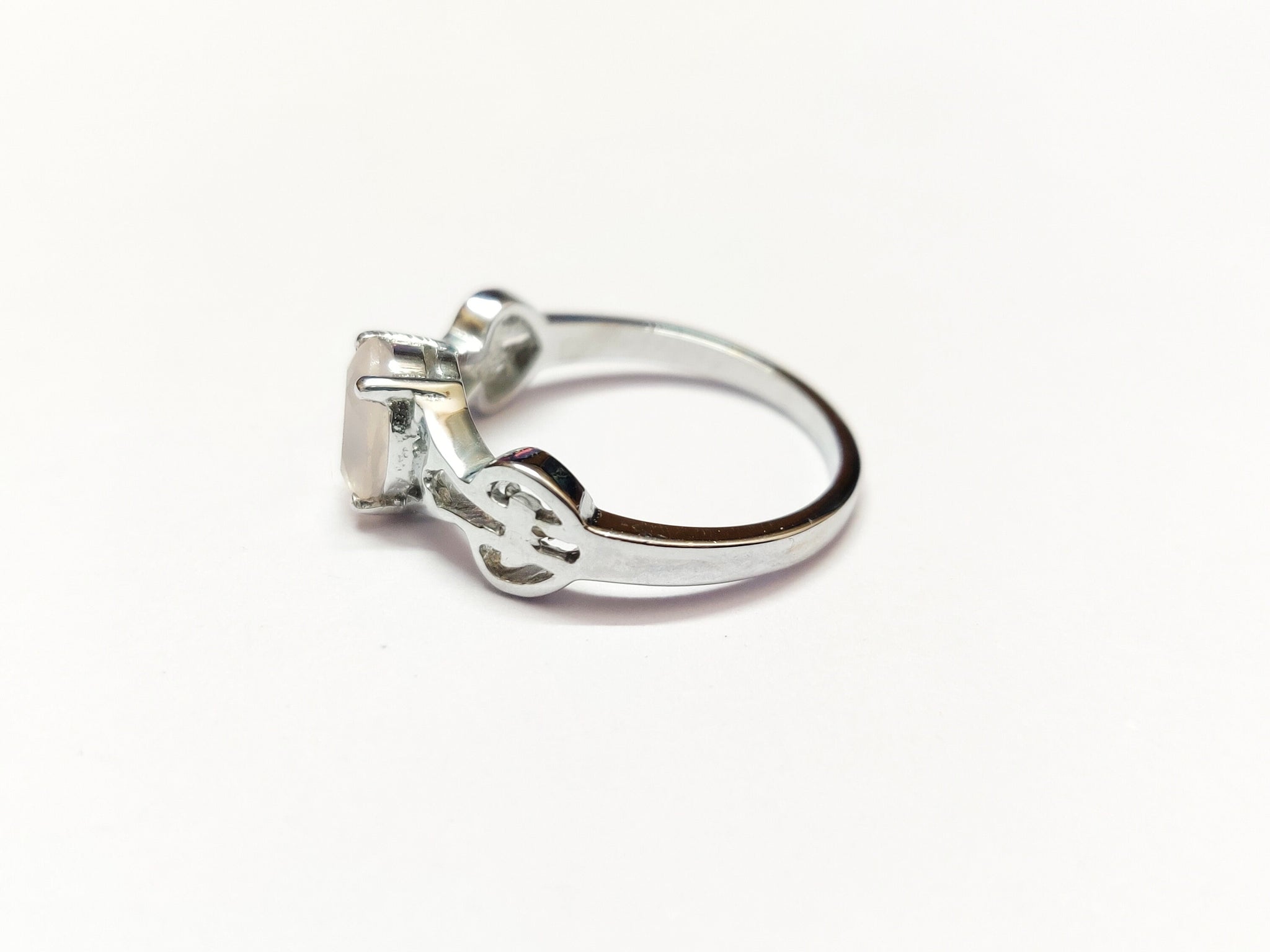 925 Silver Rose Quartz Ring Pink Quartz Ring 1.2 Ct Rose Quartz Ring Sterling Silver Quartz Ring Pink Stone Ring Gifts For Mother Sister