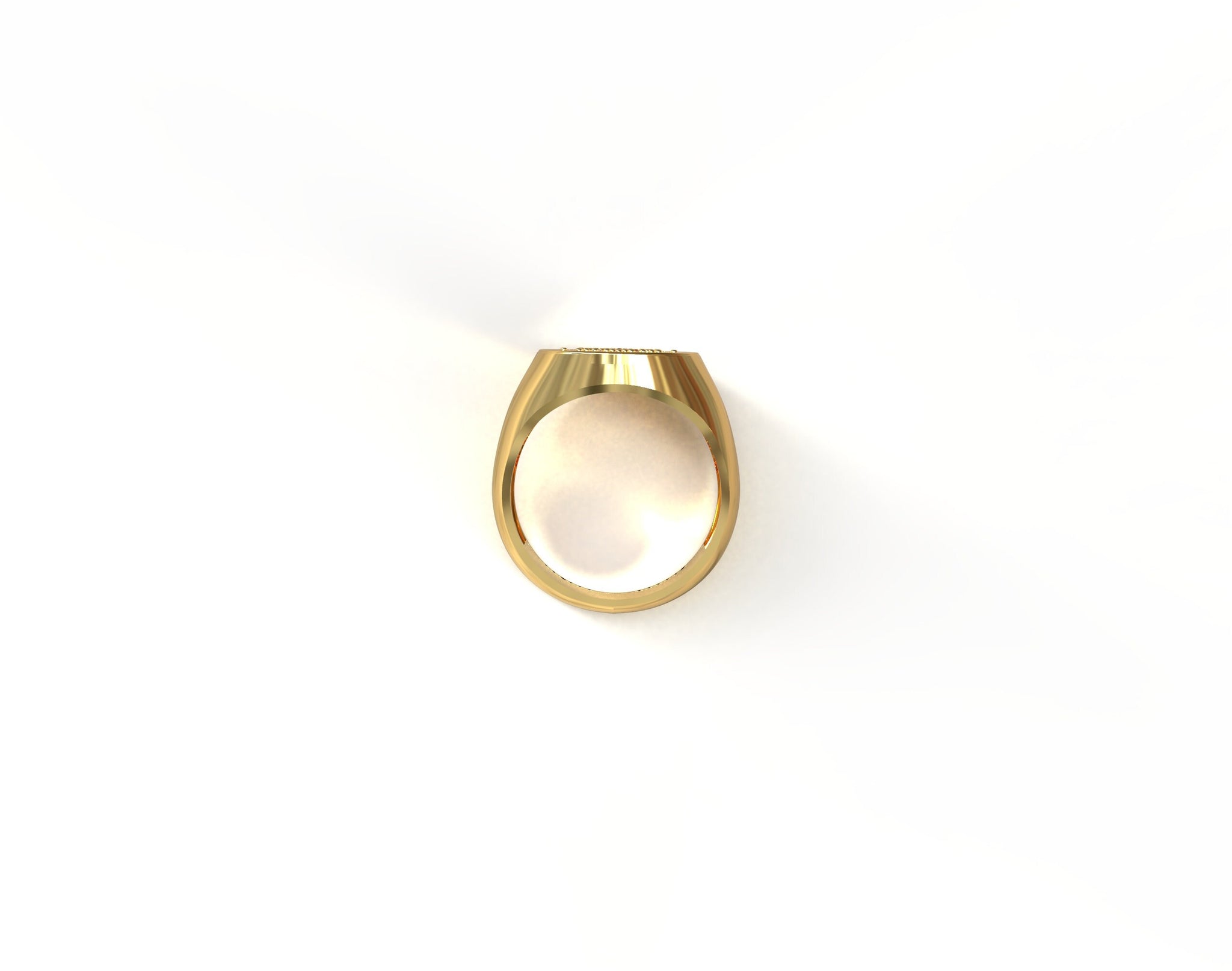 18K Gold Diamond Signet Ring Natural Diamond Ring 0.22 Ct Diamond Ring Gold Signet Ring Signet With Diamond Ring Diamond Pinky Ring For Men