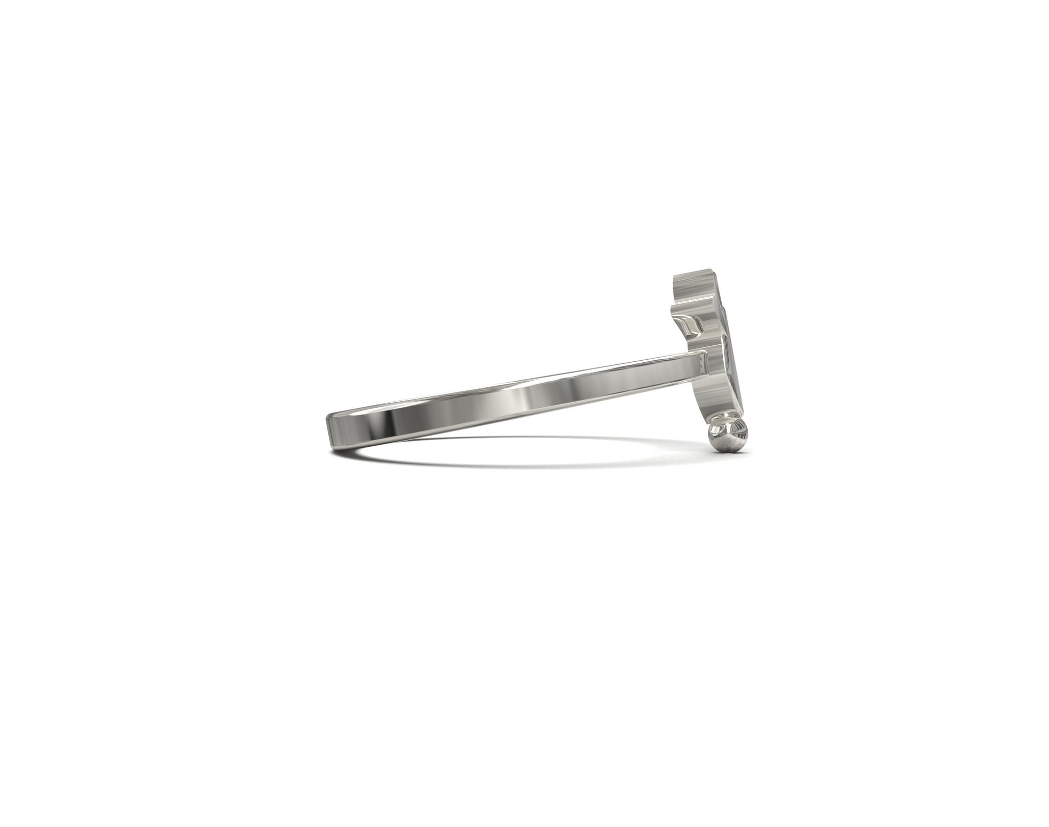 Silver Antler Ring Handmade Reindeer Ring 925 Sterling Silver Antler Ring Silver Cute Ring Anniversary Ring Christmas Ring Promise Ring