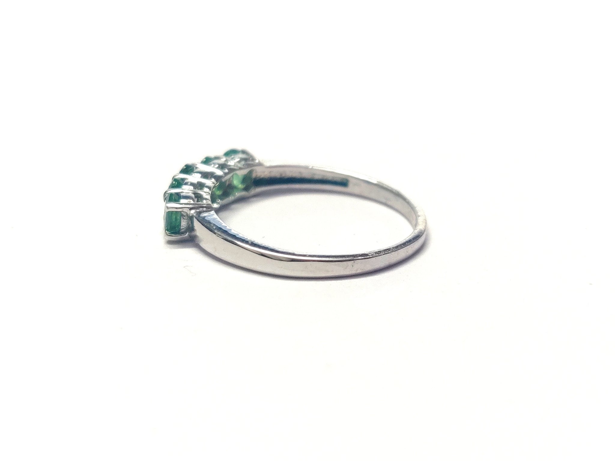 Emerald Ring Natural Emerald Ring Men Emerald Ring May Birthstone Ring Emerald Stacking Ring Silver 0.5 Ct Emerald Ring Emerald Promise Ring