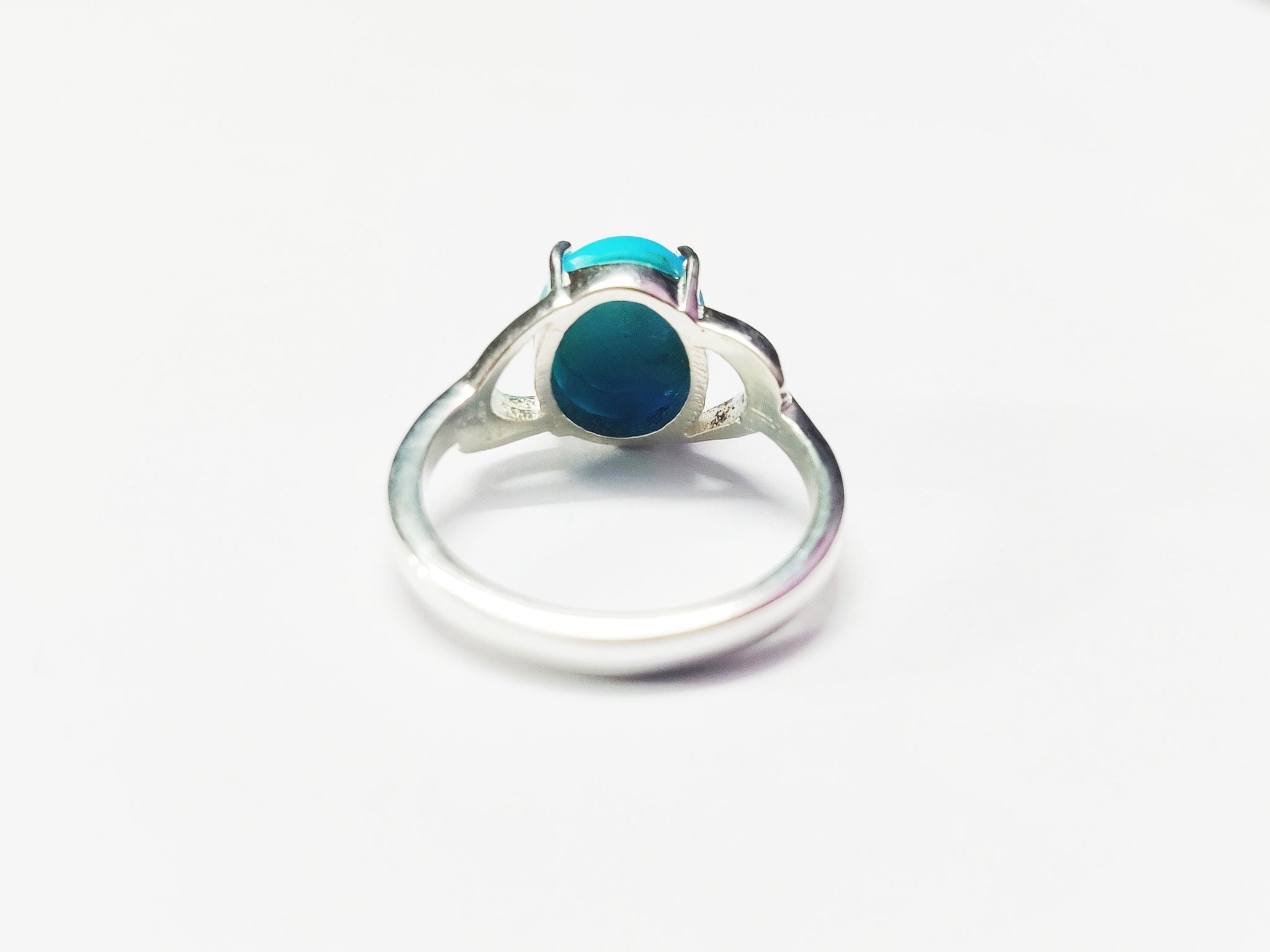 Turquoise Ring Silver Turquoise Band Turquoise Statement Ring Turquoise Cocktail Ring 3.5 Ct Natural Turquoise Ring 9x11 mm Oval Turquoise