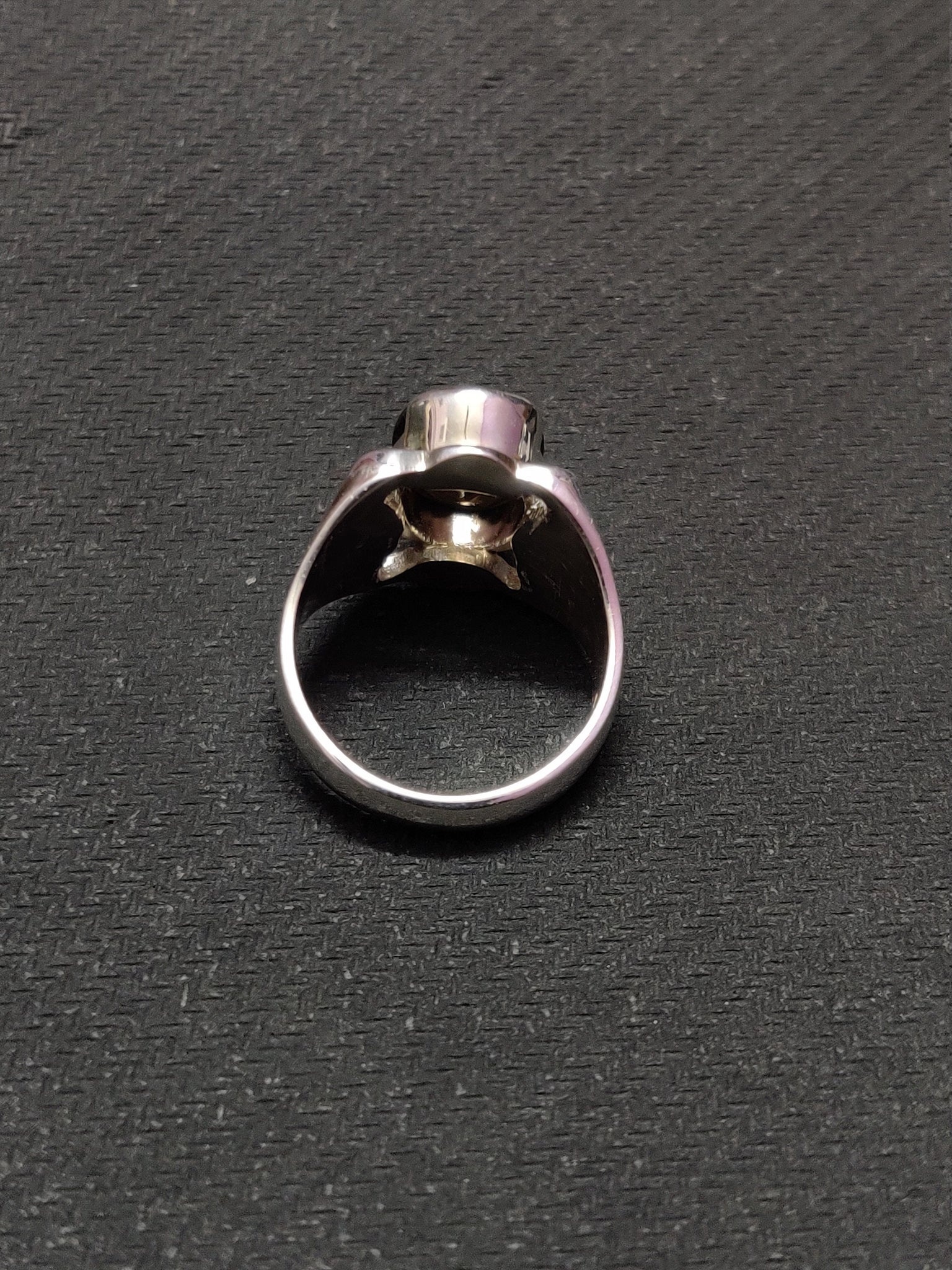 Smoky Quartz Men Ring Brown Smoky Men Ring 10x14 mm Oval 5 Ct Smoky Quartz Statement Ring Heavy Silver Gemstone Men's Ring  Gift For Him