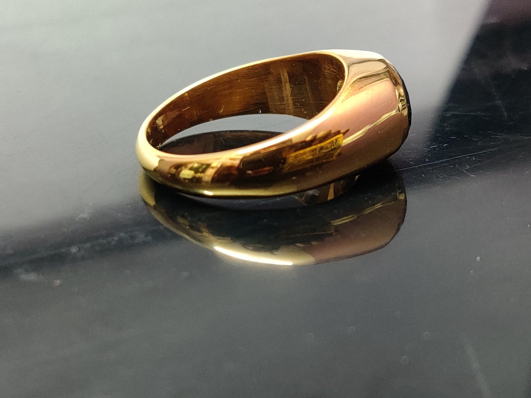 Heavy Solid Blue Topaz Men Ring High Quality London Blue Topaz 7x9 mm Oval 2 Ct Blue Topaz Sterling Silver , 14K, 18K London Topaz Men Ring