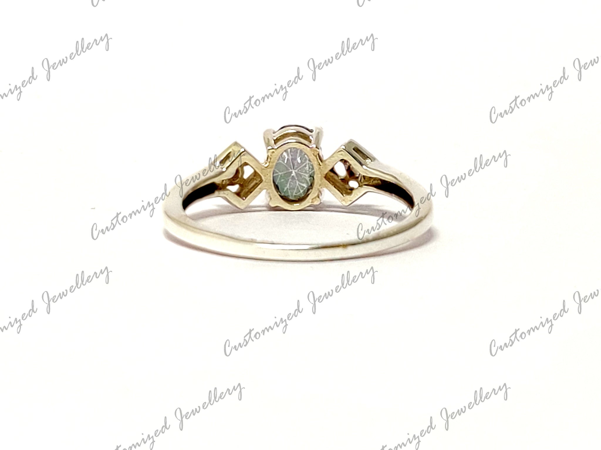 Silver Mystic Topaz Engagement Band Sterling Silver Mystic Topaz Anniversary Ring Mystic Topaz Ring Birthday Gift Promise Ring For Her