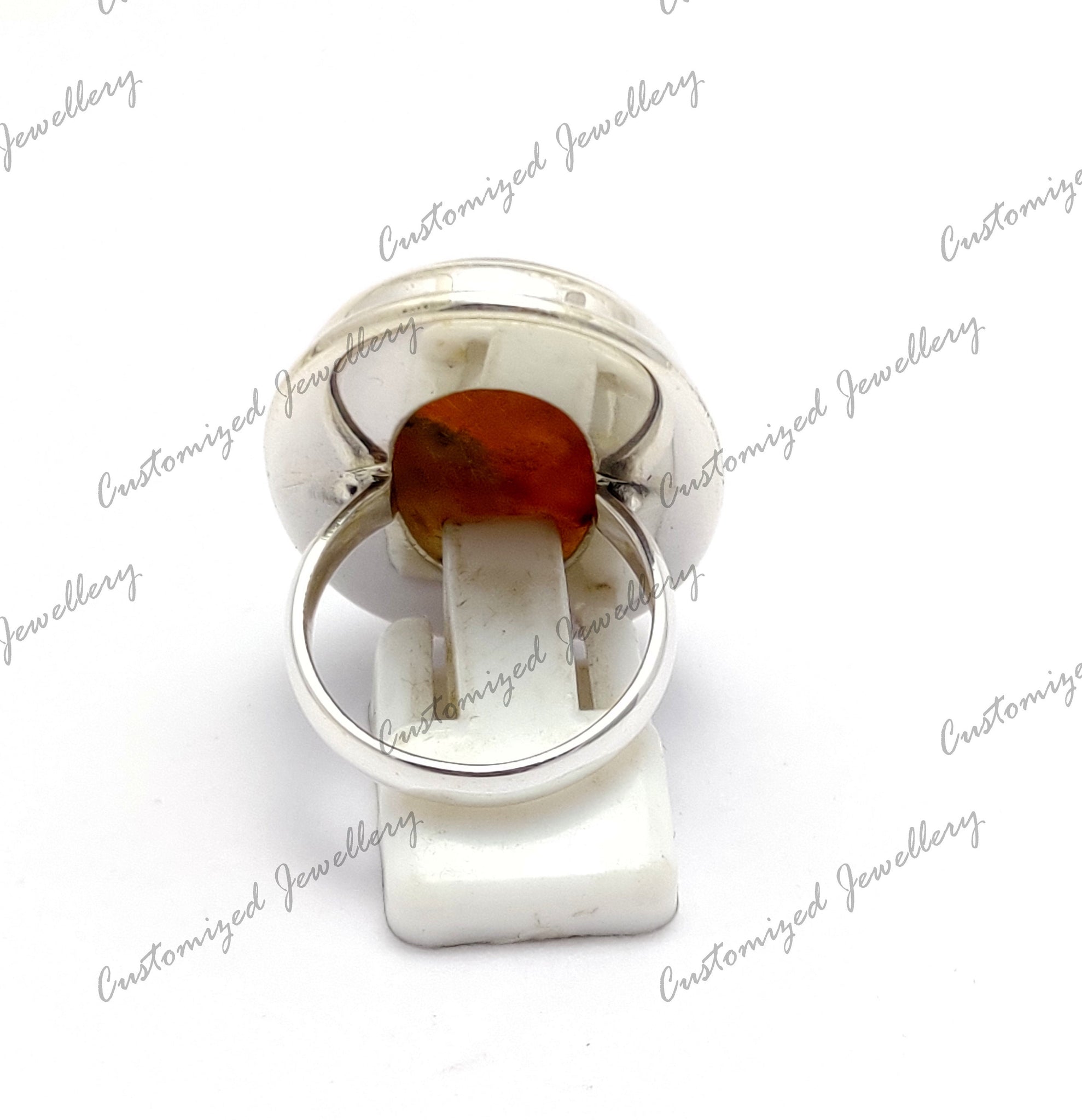 925 Silver Bumble Bee Jasper Ring Handmade Bumble Jasper Statement Ring Spirit Chakra Ring Healing Crystal Ring Spiritual Cocktail Ring