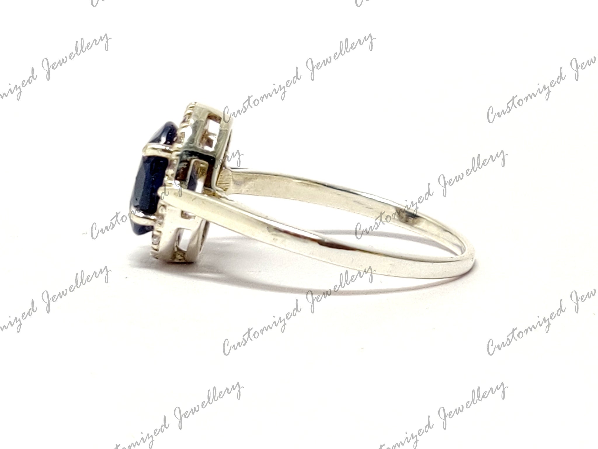 Blue Sapphire Engagement Ring Natural Sapphire Engagement Band 2.5 Ct Sapphire Wedding Ring Blue Sapphire Wedding Solitaire Ring