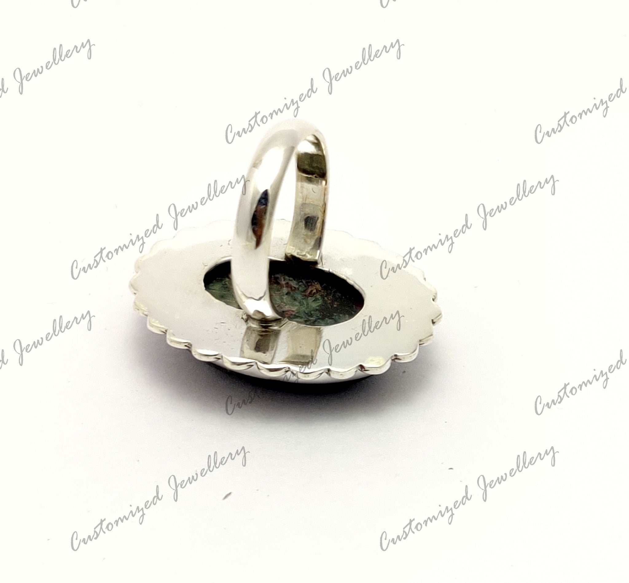 Handmade Eudialyte Statement Ring Natural Crystal Healing Cocktail Ring Spiritual Chakra Ring Bohi Hippie Ring Big Stone Statement Ring