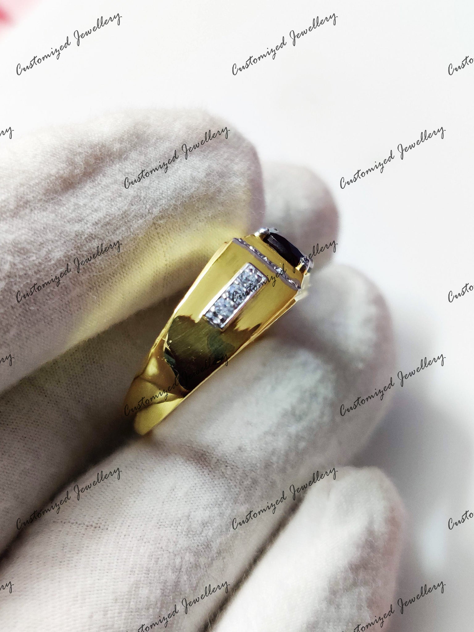 Mens Garnet Ring Gold Garnet Statement Ring Gold Plated Garnet Mens Ring Heavy Silver Garnet Ring Solid Silver Mens Pinky Ring Fathers Day