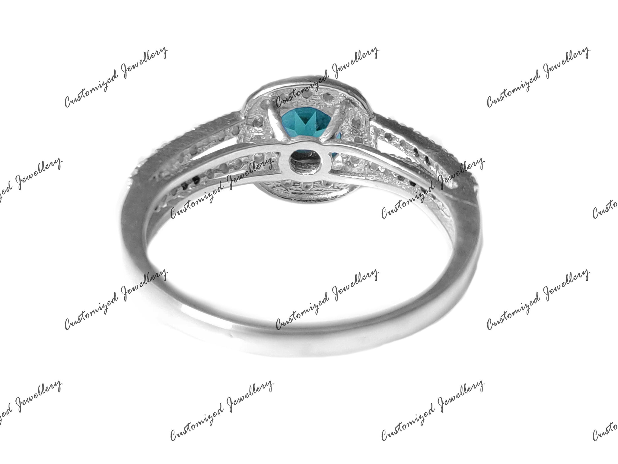 Natural Swiss Blue Topaz Engagement Ring AAA Grade Swiss Topaz Band For Her November Birthstone Ring 925 Silver Blue Topaz Anniversary Ring