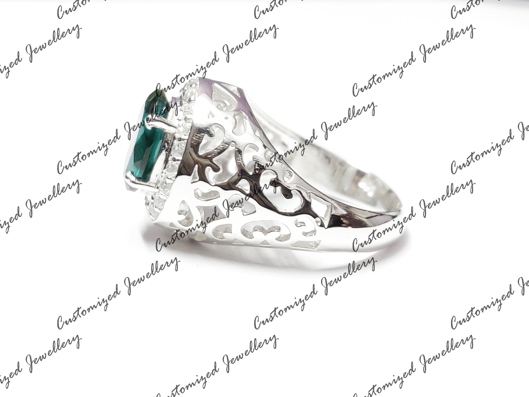 Big London Blue Topaz Statement Ring Art Deco London Topaz Ring 8x10 Oval London Blue Topaz November Birthstone Ring BlueTopaz Cocktail Ring