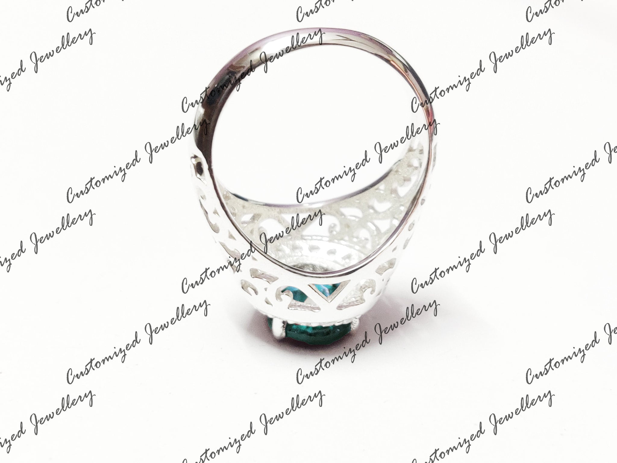 Big London Blue Topaz Statement Ring Art Deco London Topaz Ring 8x10 Oval London Blue Topaz November Birthstone Ring BlueTopaz Cocktail Ring