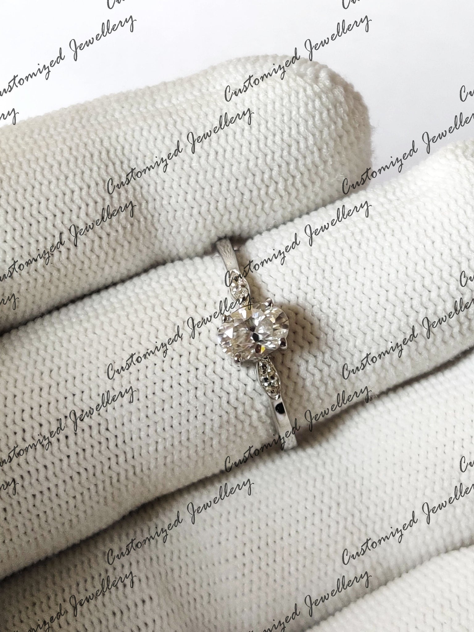 Oval Moissanite Engagement Ring 5x7 mm Oval Moissanite Wedding Band Unique Moissanite Diamond Wedding Band Moissanite Anniversary Ring