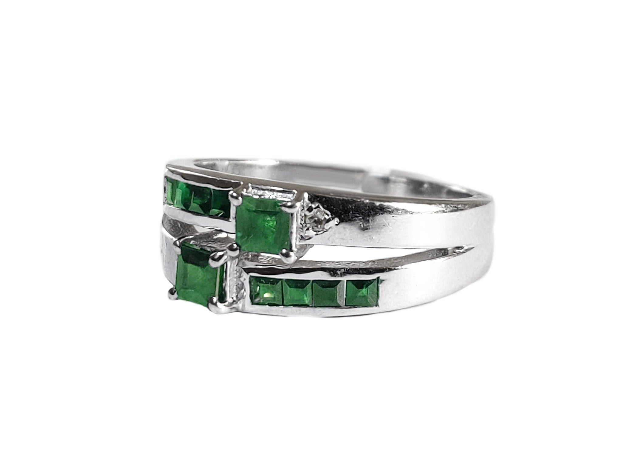 Mens Emerald Band Natural Emerald Band 1.5 Ct Emerald Promise Ring Natural Emerald Groomsmen Band May Birthstone Ring Mens Wedding Band