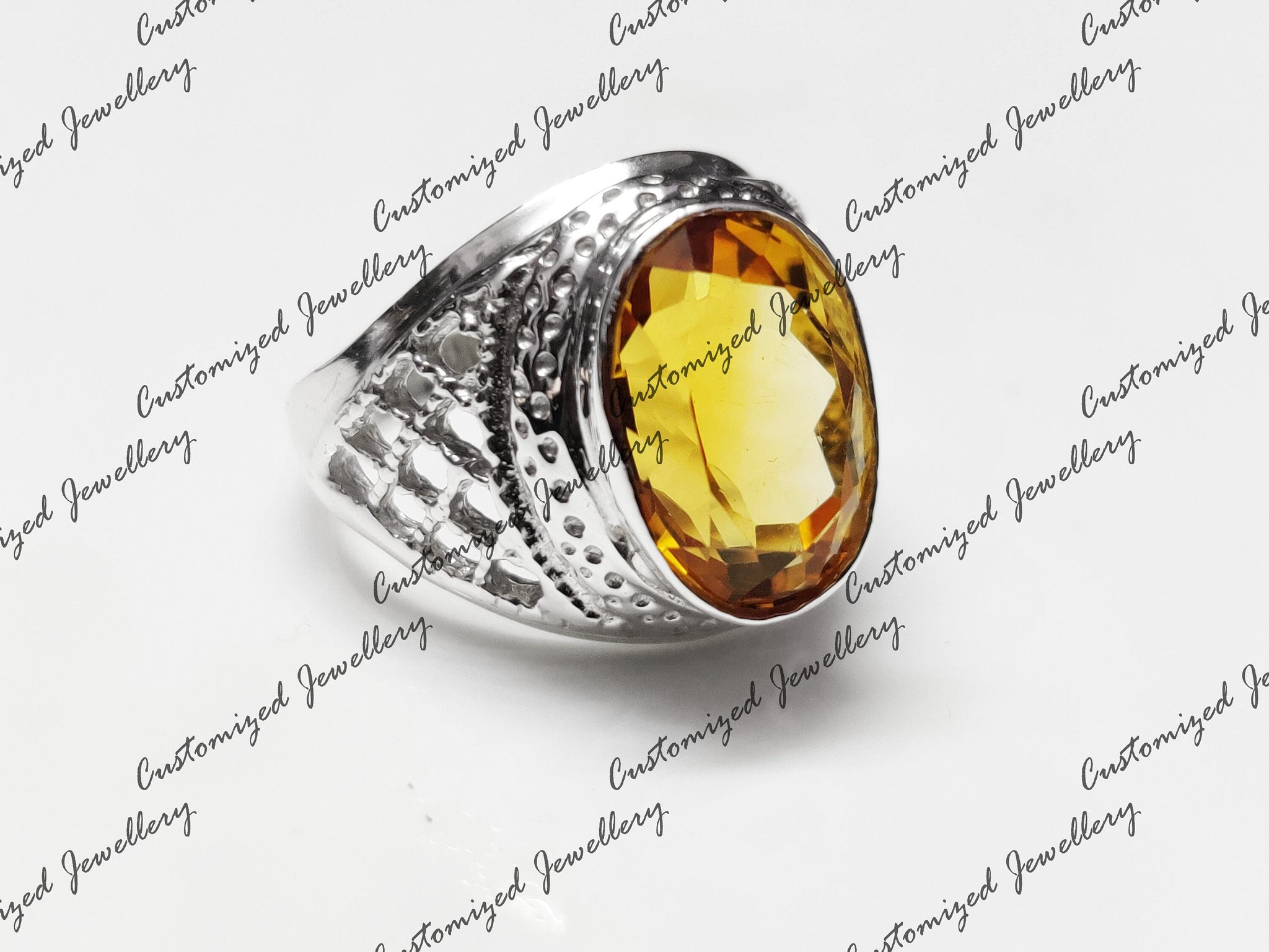 Natural Citrine Ring Citrine Statement Ring Big Citrine Ring 925 Sterling Silver Citirine Ring Citrine Boho Ring Citrine Mens Ring Hippie
