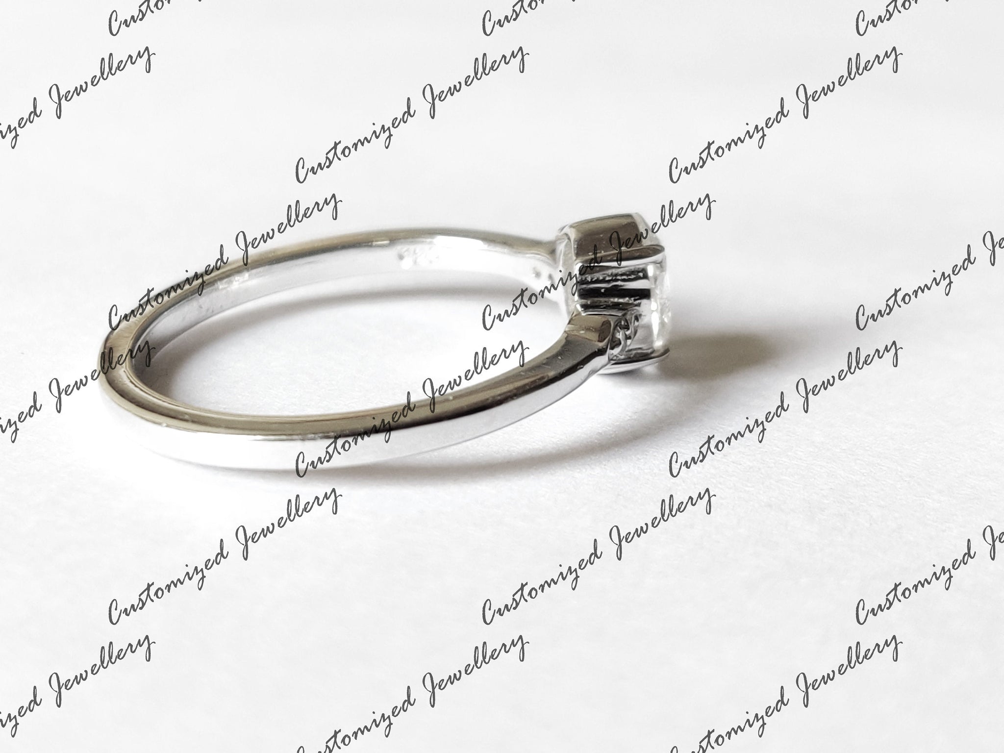 Oval Moissanite Engagement Ring 5x7 mm Oval Moissanite Wedding Band Unique Moissanite Diamond Wedding Band Moissanite Anniversary Ring