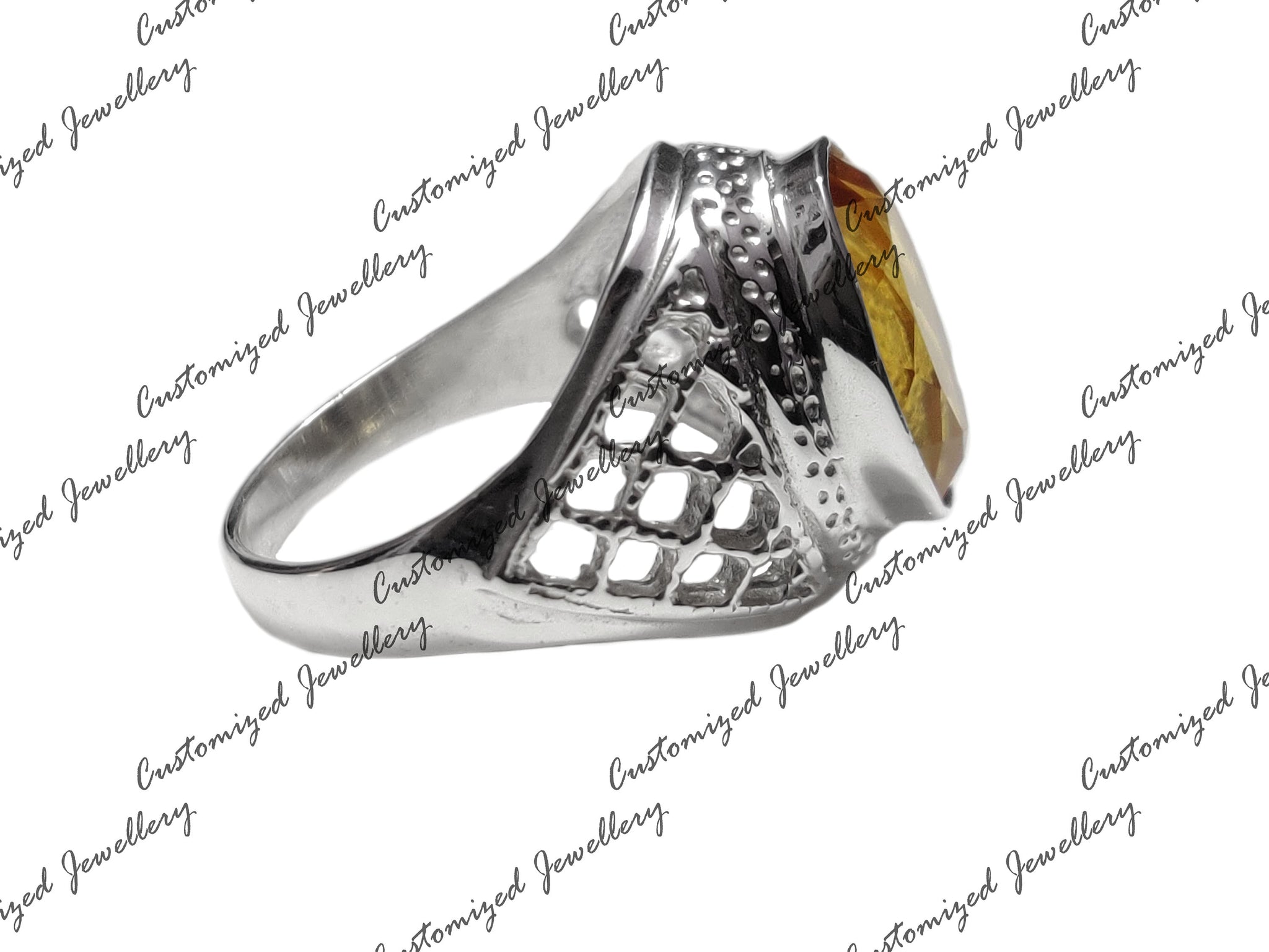 Natural Citrine Ring Citrine Statement Ring Big Citrine Ring 925 Sterling Silver Citirine Ring Citrine Boho Ring Citrine Mens Ring Hippie